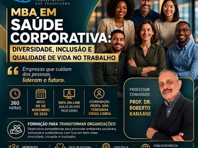 MBA EM SAÚDE CORPORATIVA: DIVERSIDADE, INCLUSÃO E QUALIDADE DE VIDA NO TRABALHO